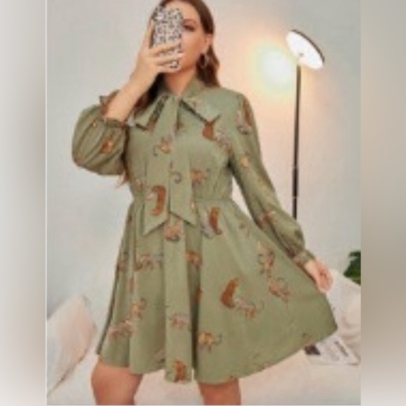 SHEIN Leopard 🐆 Dress SOLD - Picture 1 of 3
